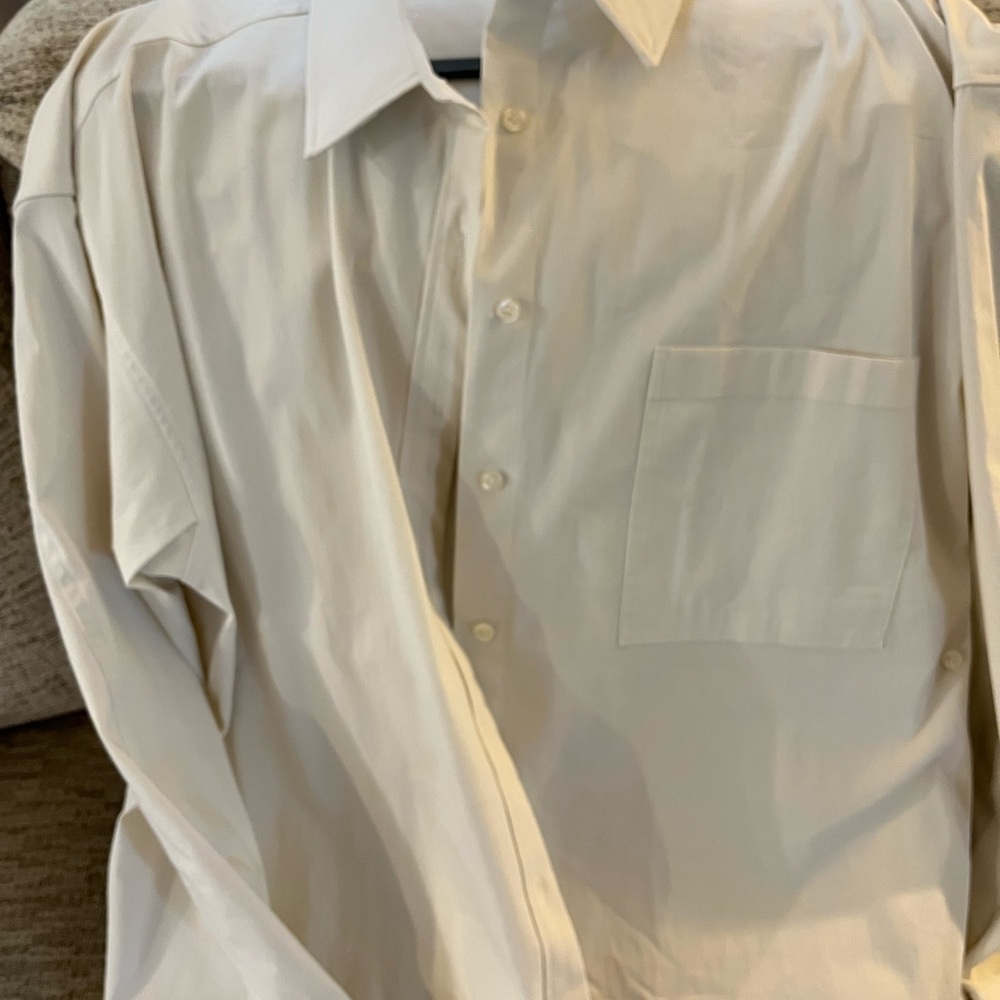 Good American Cream Shirt